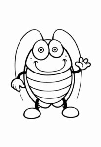 Desenho de Barata Desenho Colorir Imprimir 15