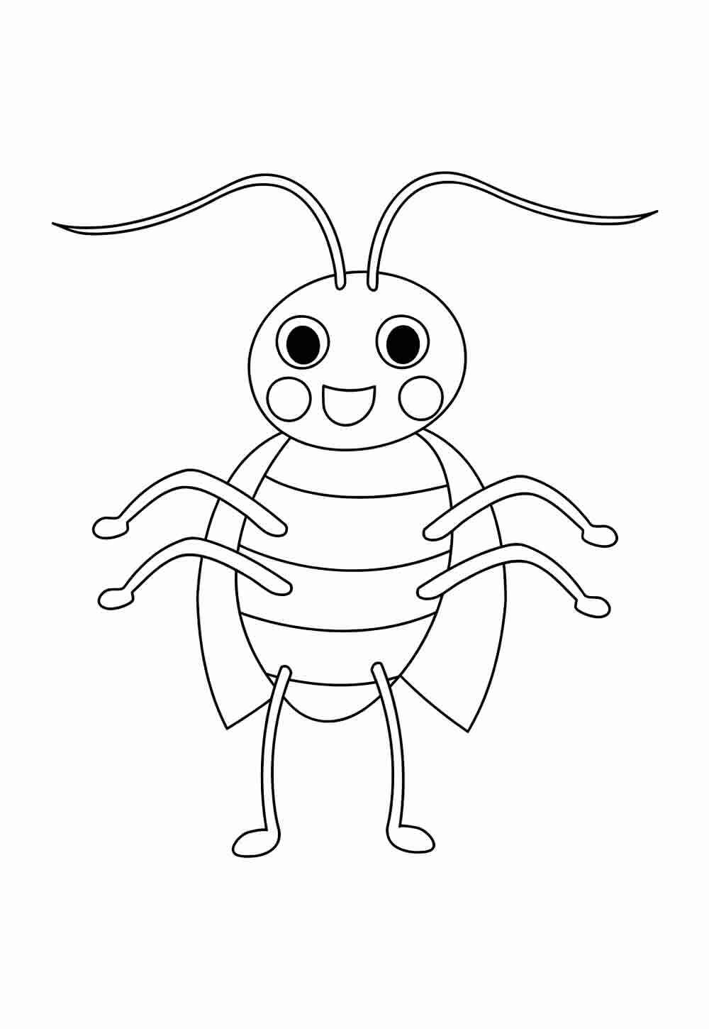 Desenho de Barata Desenho Colorir Imprimir 16