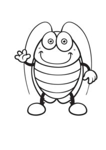 Desenho de Barata Desenho Colorir Imprimir 24