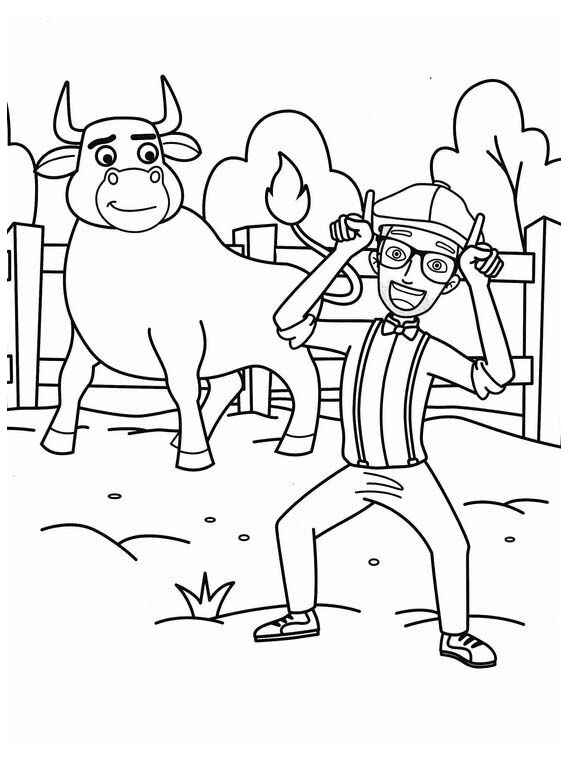 Desenho de Blippi Desenho Colorir Imprimir 04