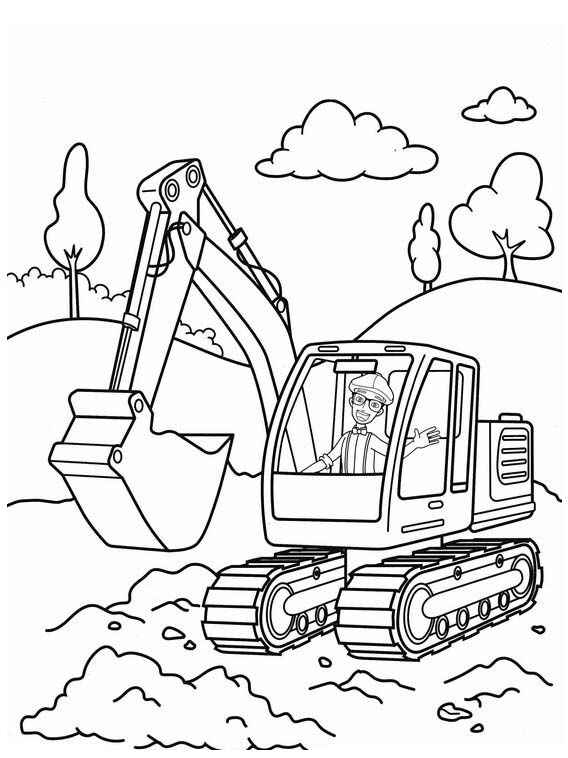 Desenho de Blippi Desenho Colorir Imprimir 05