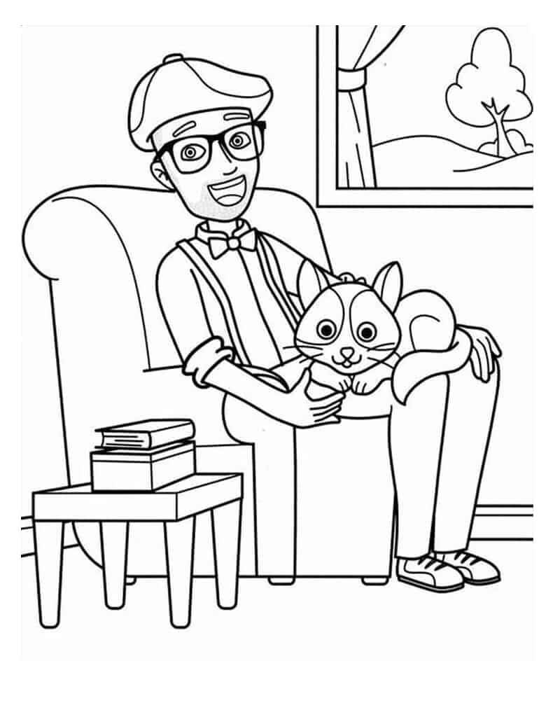 Desenho de Blippi Desenho Colorir Imprimir 06