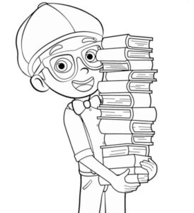 Desenho de Blippi Desenho Colorir Imprimir 08