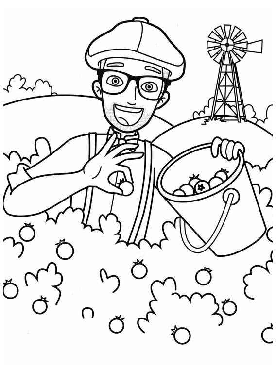 Desenho de Blippi Desenho Colorir Imprimir 10