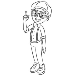 Desenho de Blippi Desenho Colorir Imprimir 15