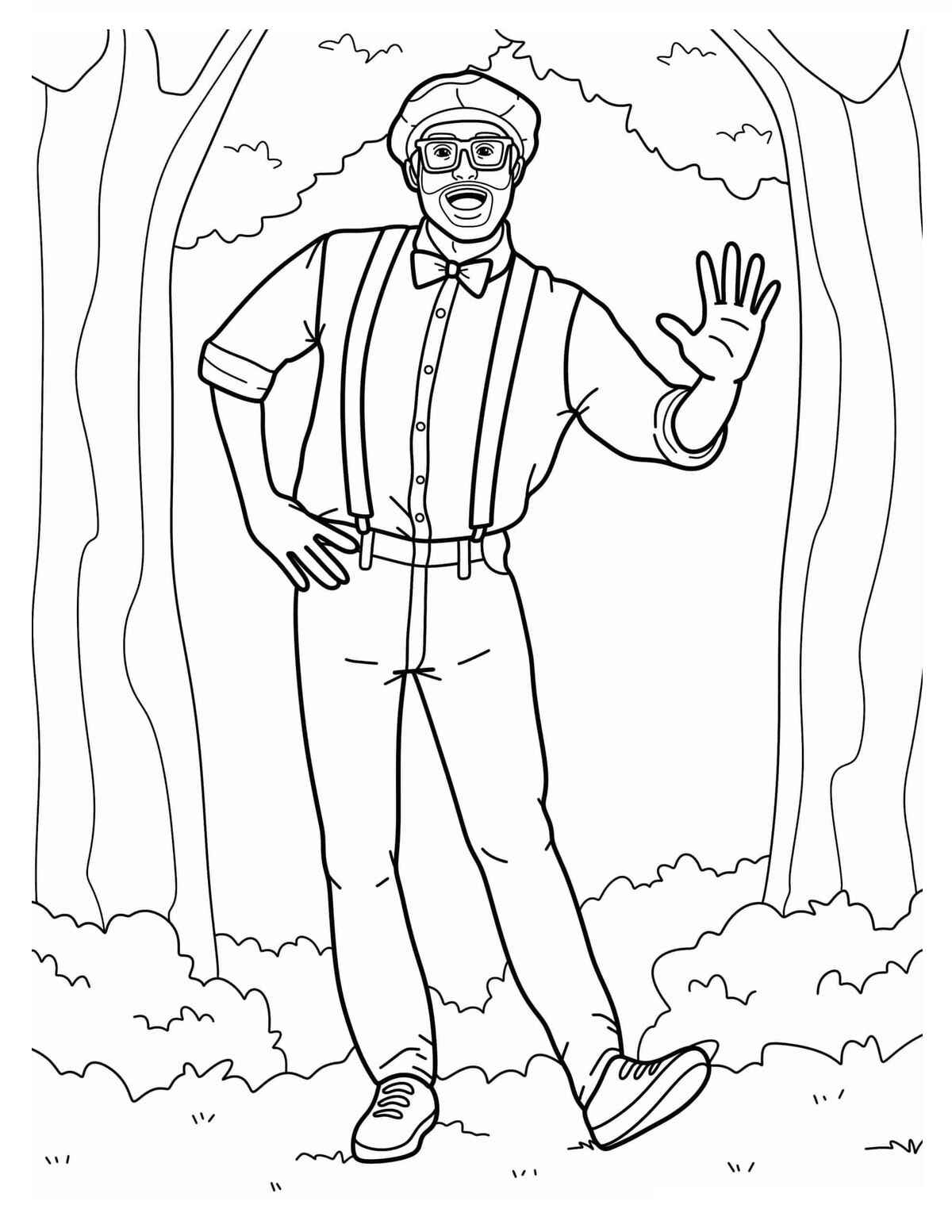 Desenho de Blippi Desenho Colorir Imprimir 17