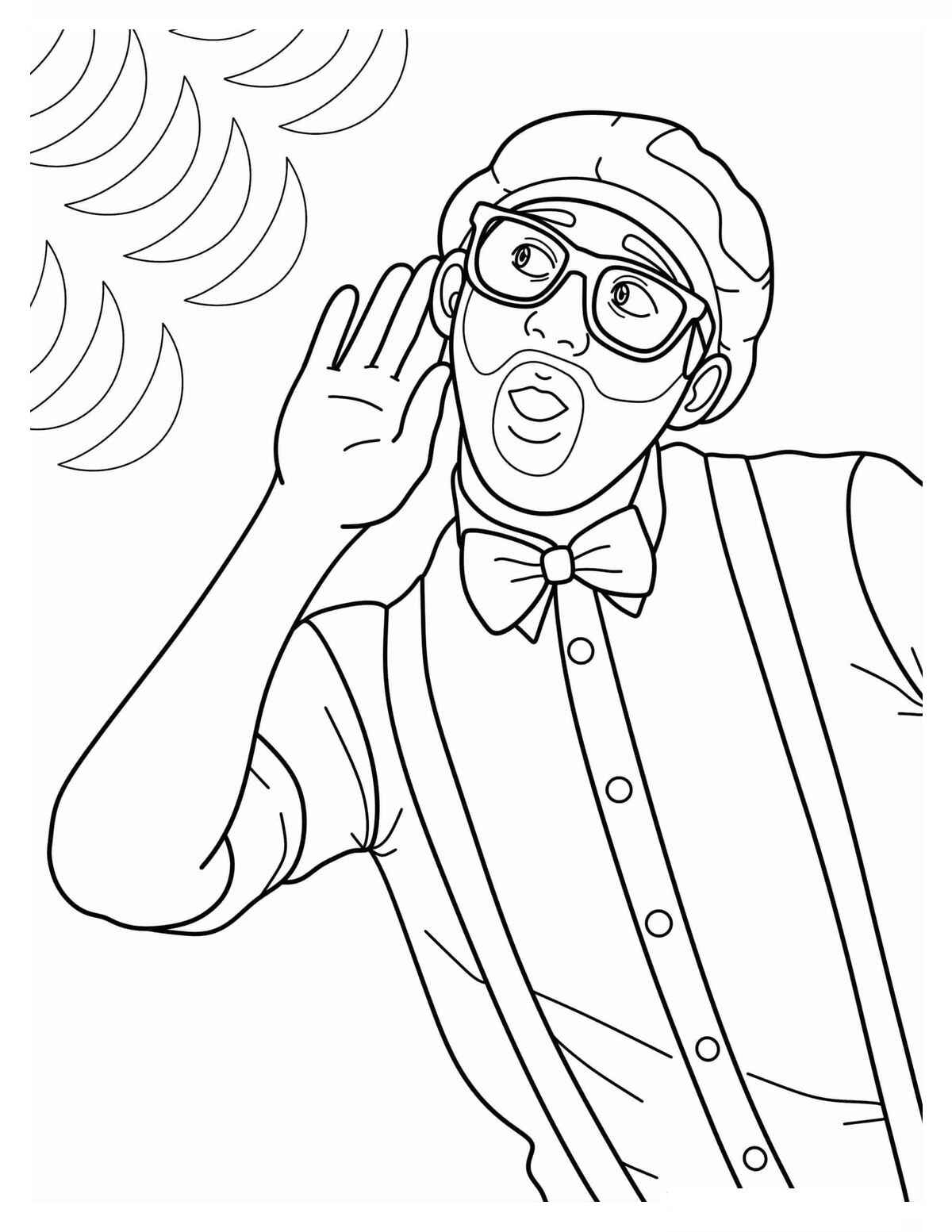 Desenho de Blippi Desenho Colorir Imprimir 18