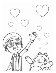 Desenho de Blippi Desenho Colorir Imprimir 19