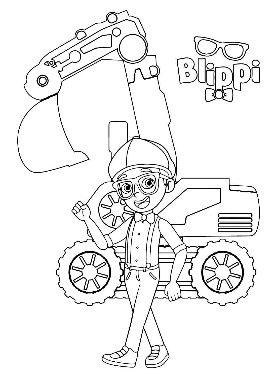 Desenho de Blippi Desenho Colorir Imprimir 20