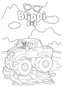 Desenho de Blippi Desenho Colorir Imprimir 28