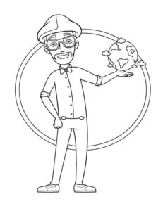 Desenho de Blippi Desenho Colorir Imprimir 29