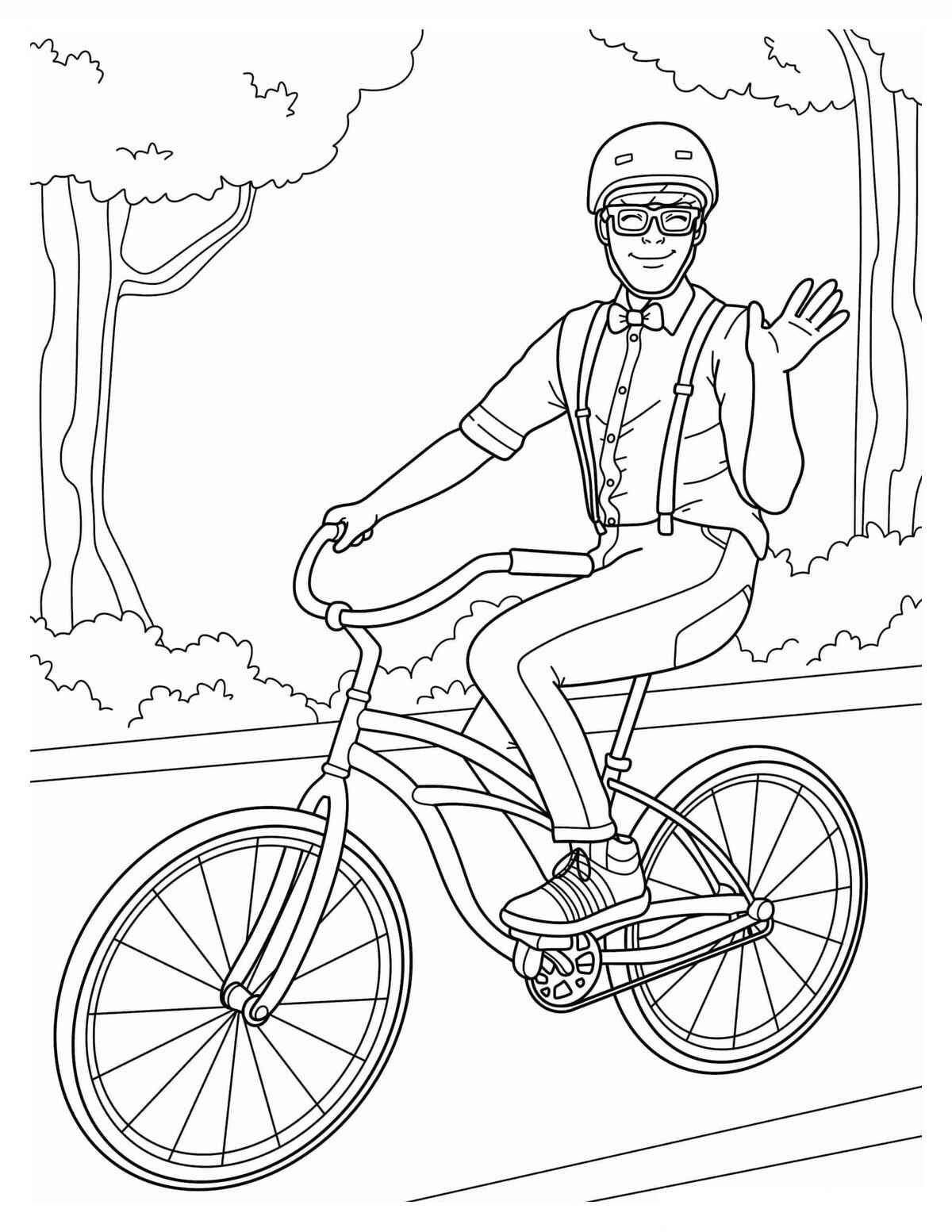 Desenho de Blippi Desenho Colorir Imprimir 34