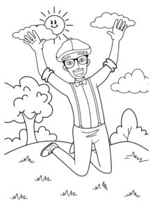 Desenho de Blippi Desenho Colorir Imprimir 39