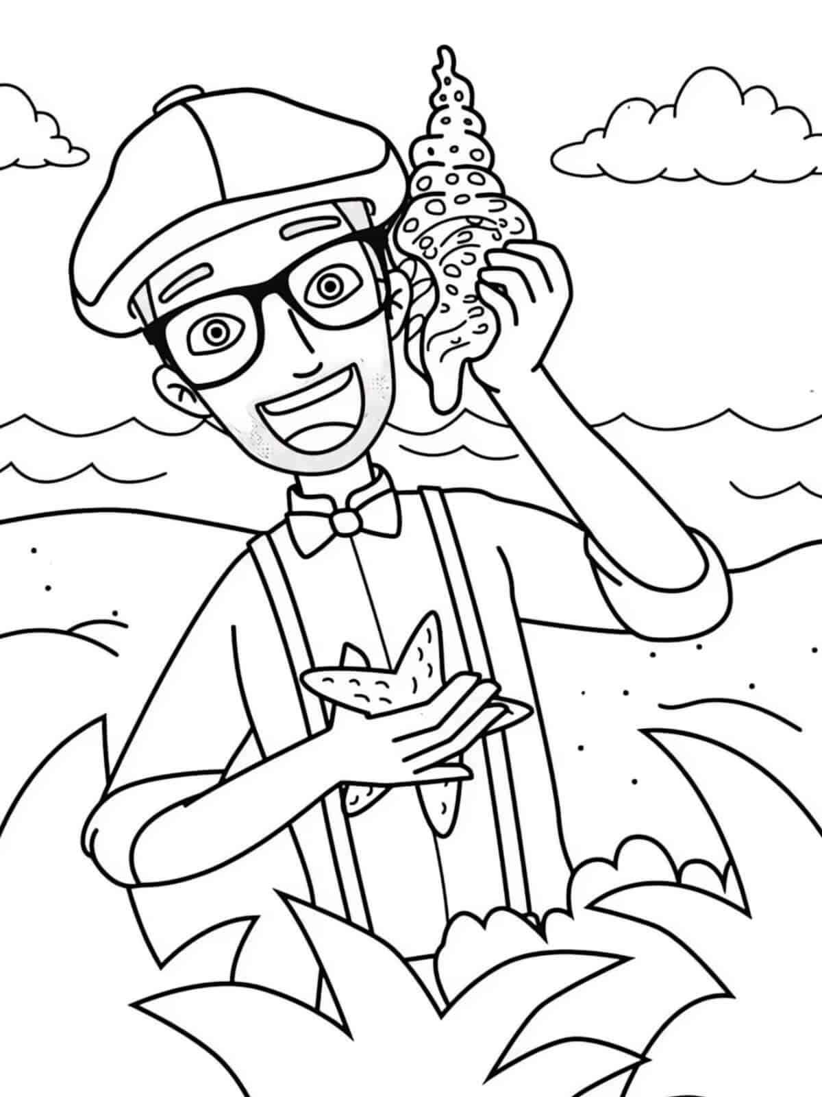 Desenho de Blippi Desenho Colorir Imprimir 41