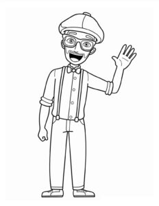 Desenho de Blippi Desenho Colorir Imprimir 43