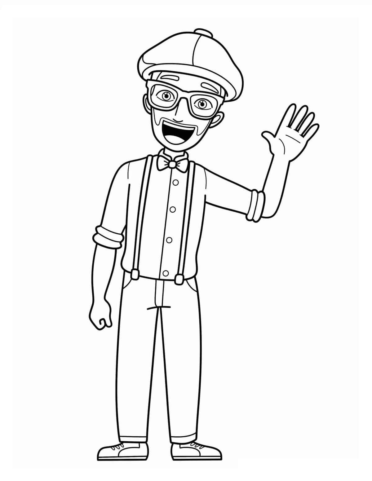 Desenho de Blippi Desenho Colorir Imprimir 43