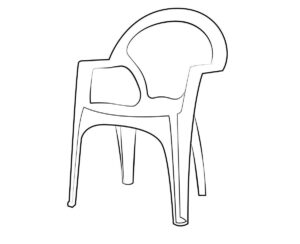 Desenho de Cadeira Desenho Colorir Imprimir 03