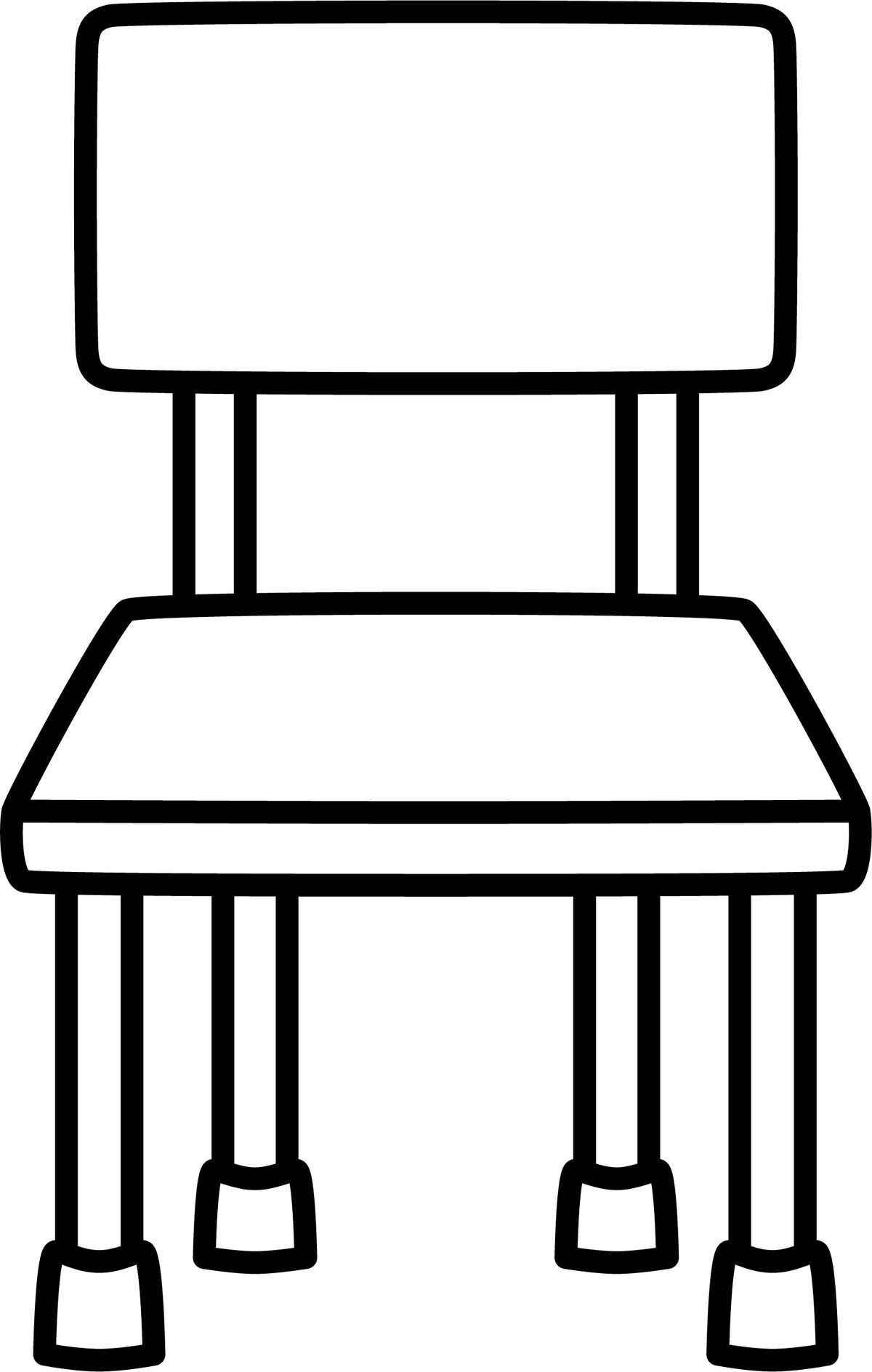 Desenho de Cadeira Desenho Colorir Imprimir 06