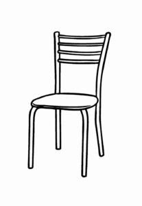 Desenho de Cadeira Desenho Colorir Imprimir 18