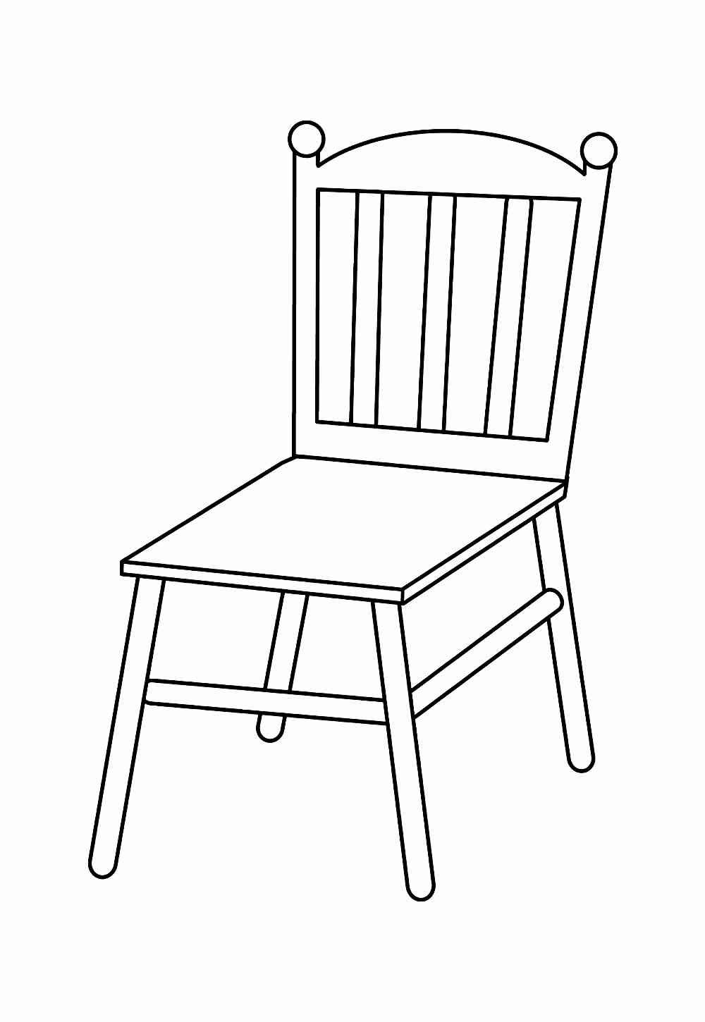 Desenho de Cadeira Desenho Colorir Imprimir 19