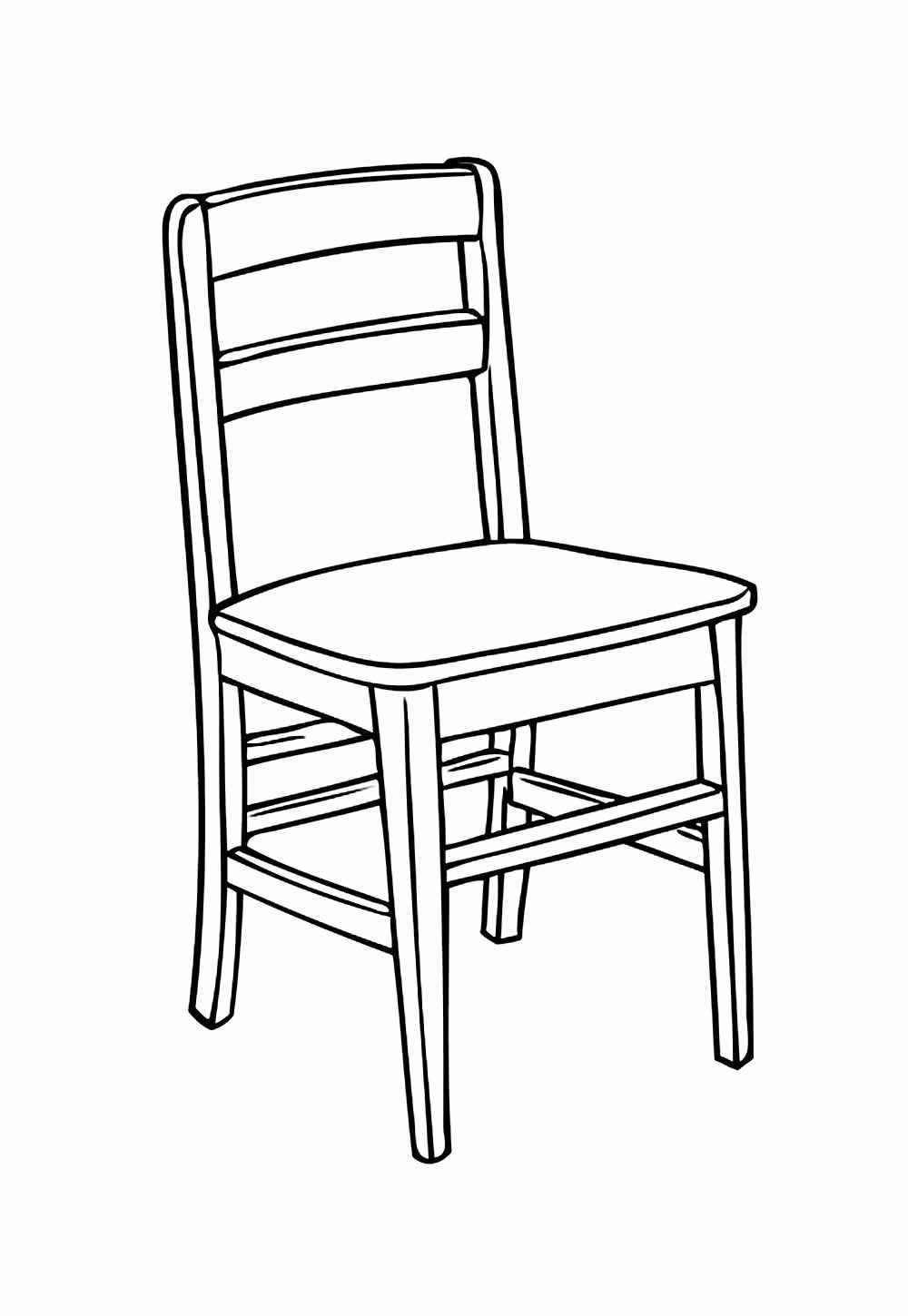 Desenho de Cadeira Desenho Colorir Imprimir 22