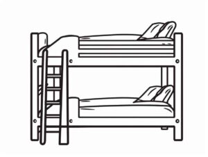Desenho de Cama Desenho Colorir Imprimir 05