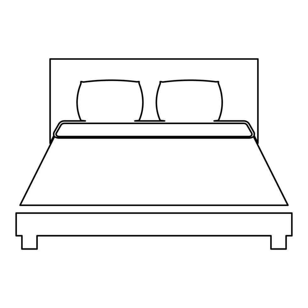 Desenho de Cama Desenho Colorir Imprimir 06