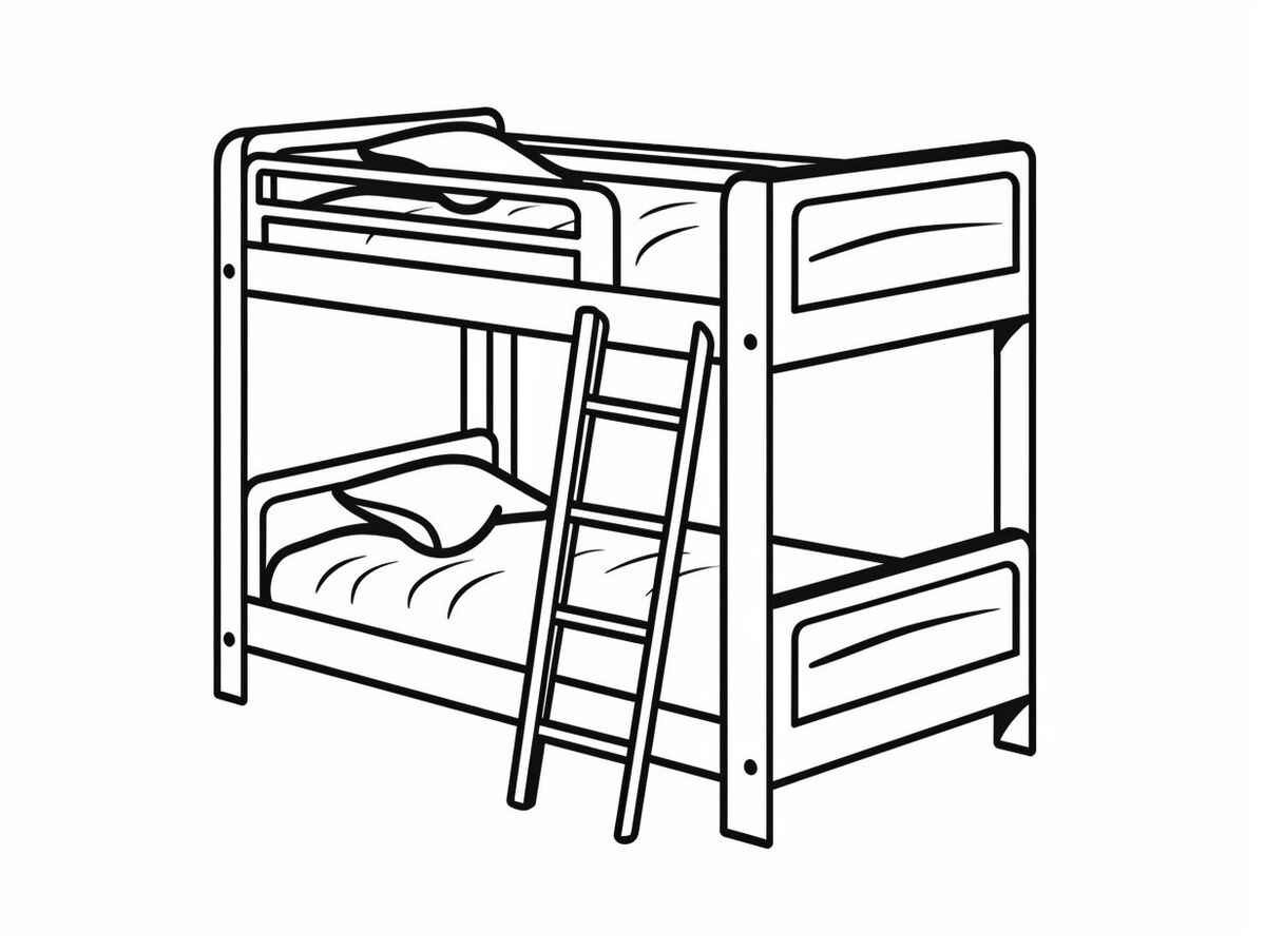 Desenho de Cama Desenho Colorir Imprimir 25