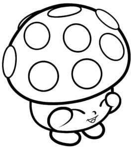 Desenho de Cogumelo Desenho Colorir Imprimir 17