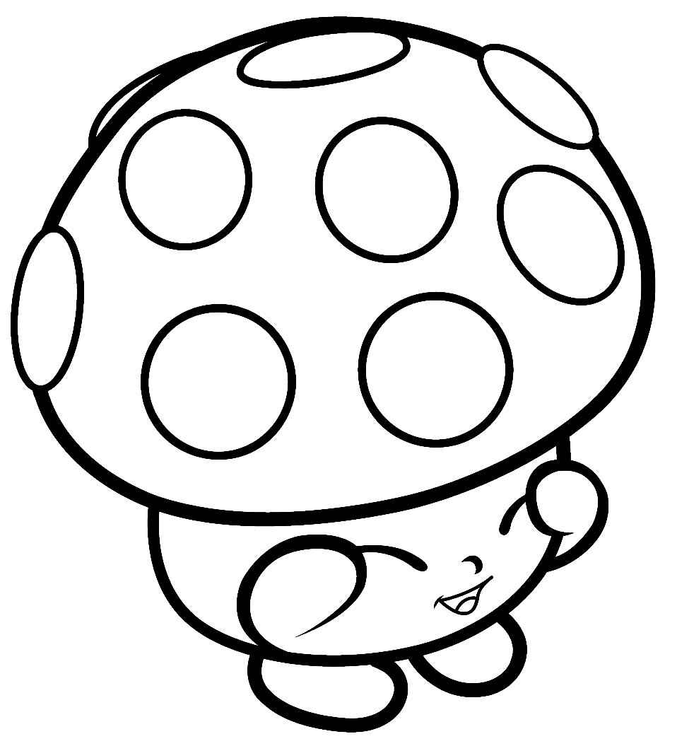 Desenho de Cogumelo Desenho Colorir Imprimir 17