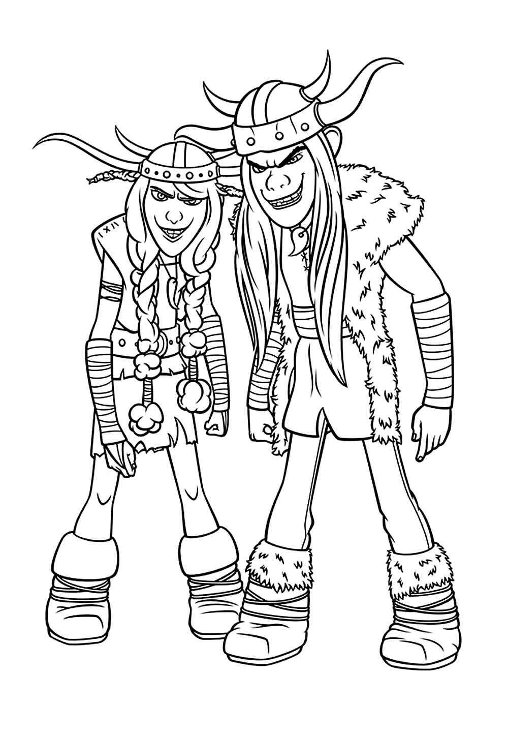 Desenho de Como Treinar O Seu Dragão Desenho Colorir Imprimir 01