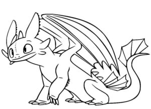Desenho de Como Treinar O Seu Dragão Desenho Colorir Imprimir 15
