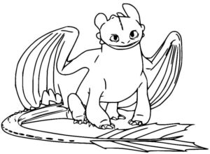 Desenho de Como Treinar O Seu Dragão Desenho Colorir Imprimir 16