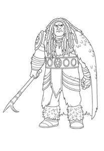 Desenho de Como Treinar O Seu Dragão Desenho Colorir Imprimir 18