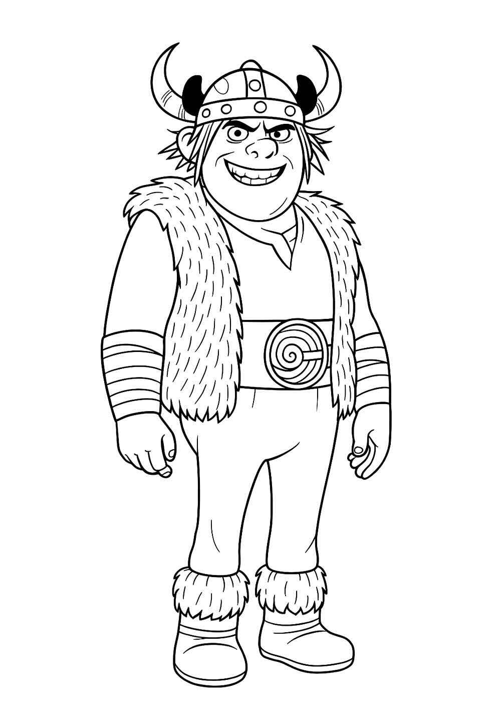 Desenho de Como Treinar O Seu Dragão Desenho Colorir Imprimir 19