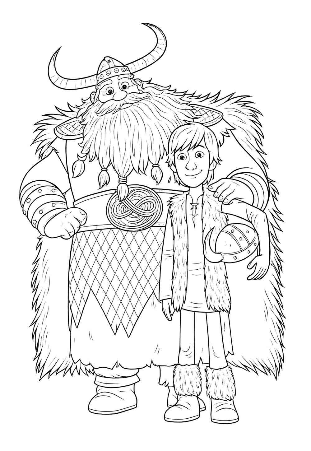 Desenho de Como Treinar O Seu Dragão Desenho Colorir Imprimir 21