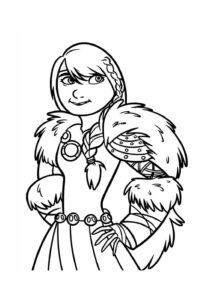 Desenho de Como Treinar O Seu Dragão Desenho Colorir Imprimir 22