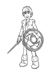 Desenho de Como Treinar O Seu Dragão Desenho Colorir Imprimir 24