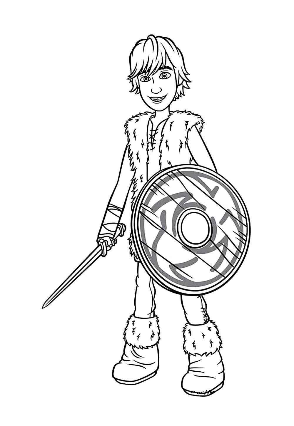 Desenho de Como Treinar O Seu Dragão Desenho Colorir Imprimir 24