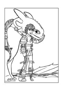 Desenho de Como Treinar O Seu Dragão Desenho Colorir Imprimir 29