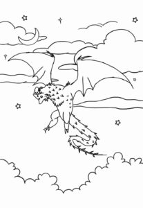 Desenho de Como Treinar O Seu Dragão Desenho Colorir Imprimir 35