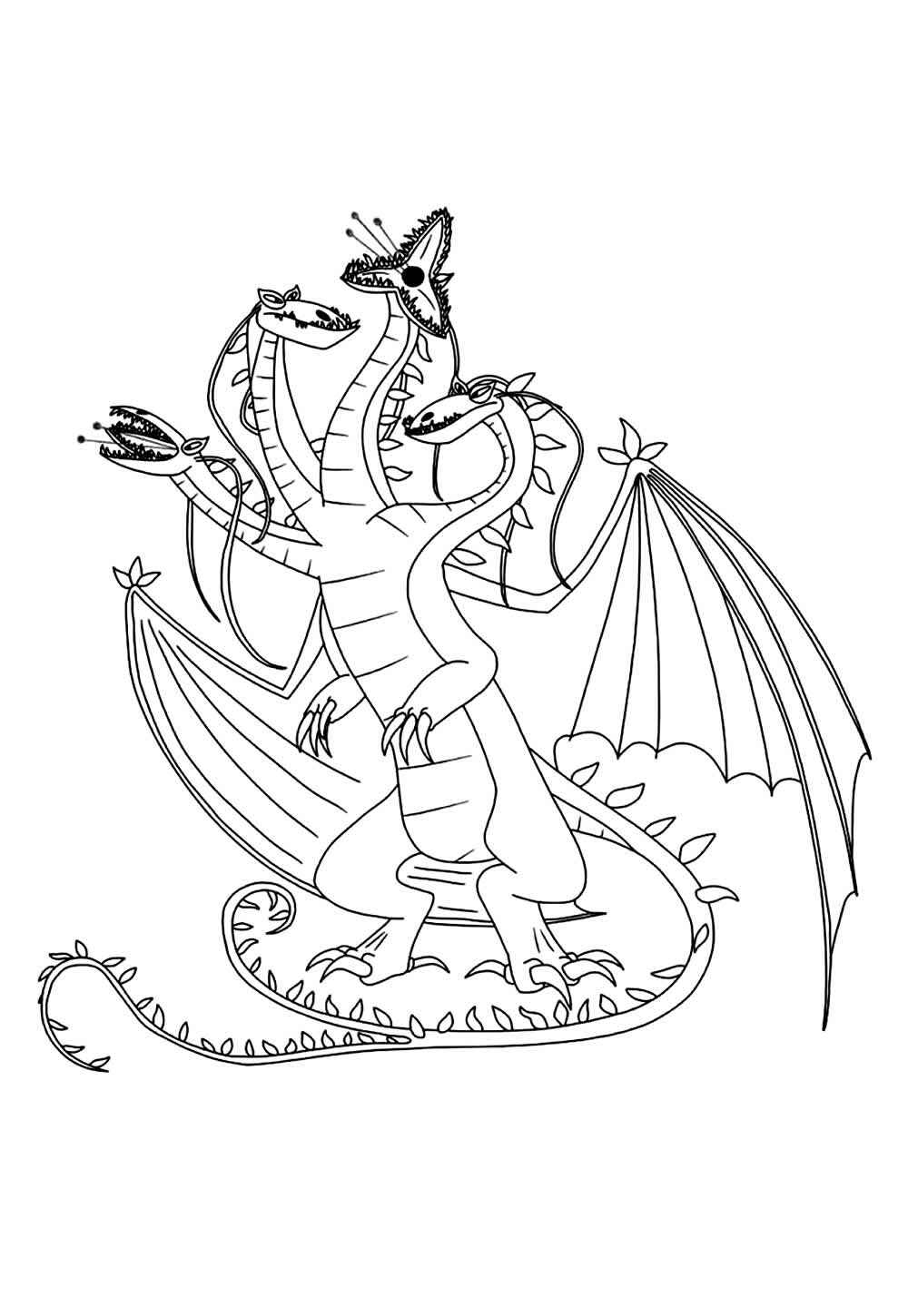 Desenho de Como Treinar O Seu Dragão Desenho Colorir Imprimir 37