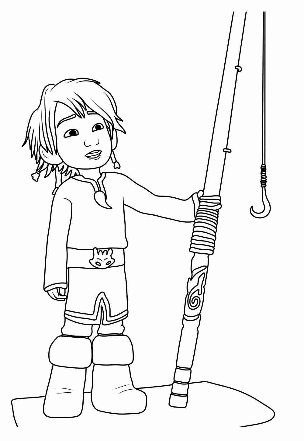 Desenho de Como Treinar O Seu Dragão Desenho Colorir Imprimir 38