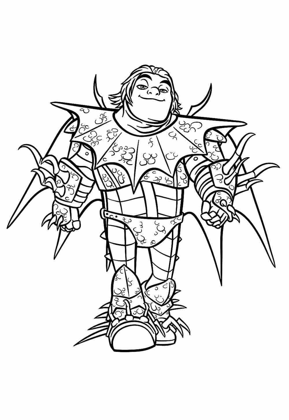 Desenho de Como Treinar O Seu Dragão Desenho Colorir Imprimir 39