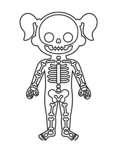 Desenho de Corpo Humano Desenho Colorir Imprimir 20