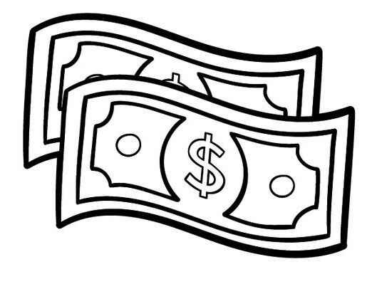 Desenho de Dinheiro Desenho Colorir Imprimir 04
