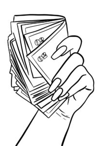 Desenho de Dinheiro Desenho Colorir Imprimir 10