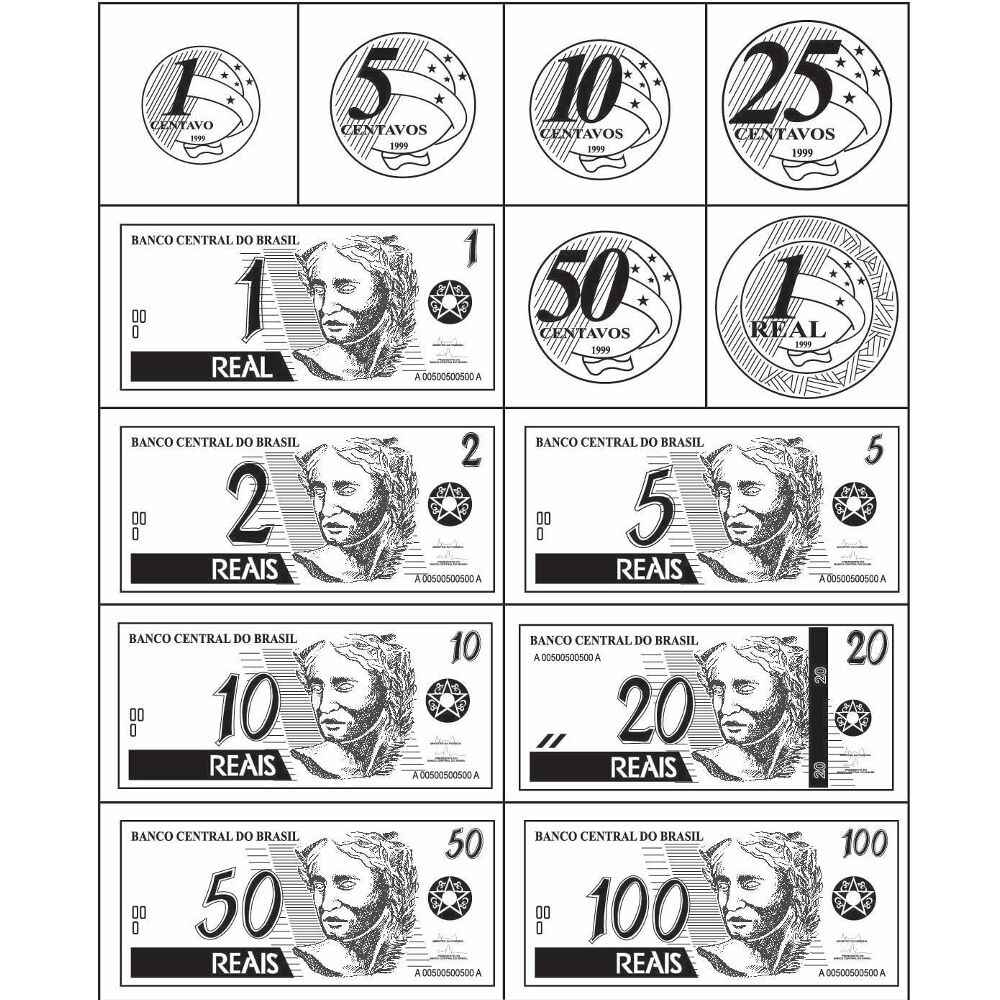 Desenho de Dinheiro Desenho Colorir Imprimir 21