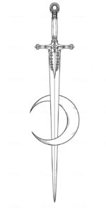 Desenho de Espada Desenho Colorir Imprimir 13