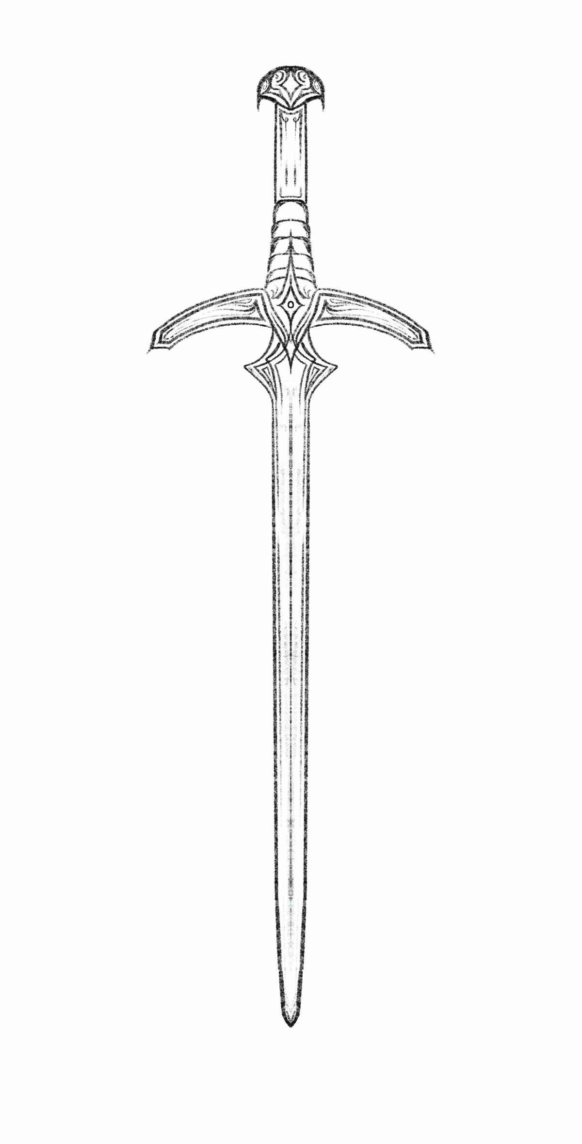 Desenho de Espada Desenho Colorir Imprimir 16